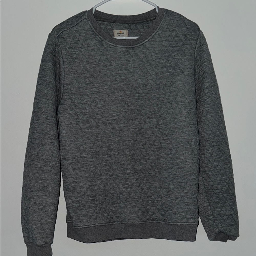 Marine Layer Gray Crewneck Sweater